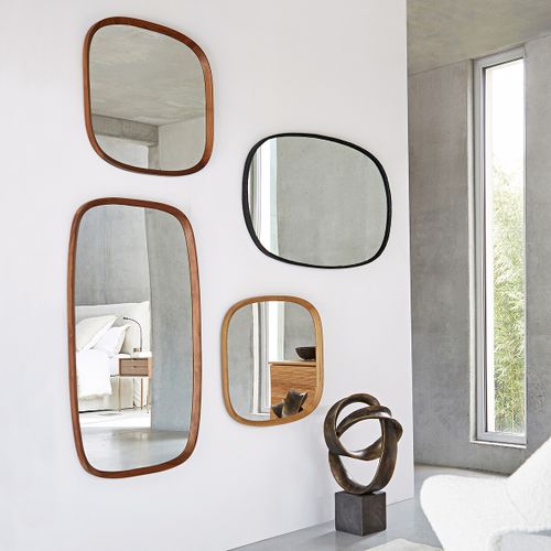 Orion 110cm High Solid Oak Rectangular Mirror - AM.PM - Modalova