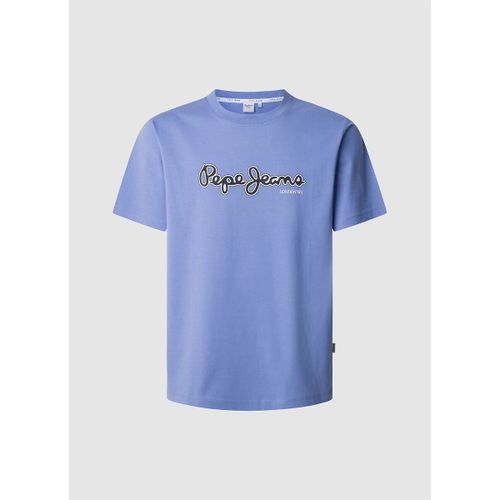 T-shirt Con Logo Dorian Uomo Taglie S - pepe jeans - Modalova