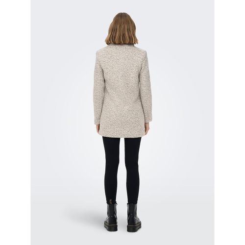 High Neck Buttoned Coat - Only - Modalova