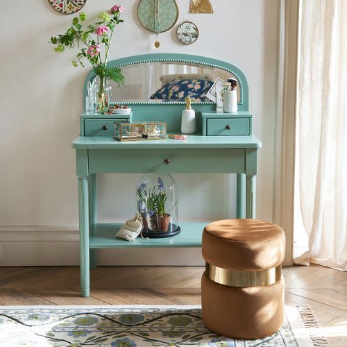Baudry Solid Pine Dressing Table with Extension - LA REDOUTE INTERIEURS - Modalova