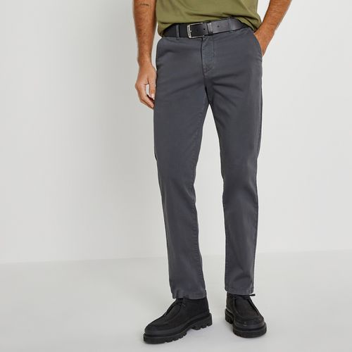 Pantaloni chino taglio regular, in cotone bio - LA REDOUTE COLLECTIONS - Modalova