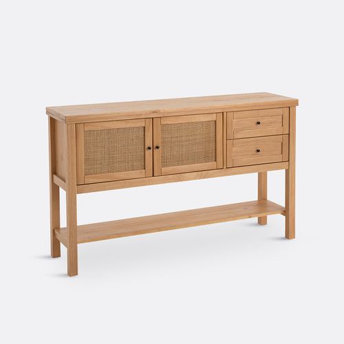 Credenza in pino massiccio e vimini Gabin - LA REDOUTE INTERIEURS - Modalova