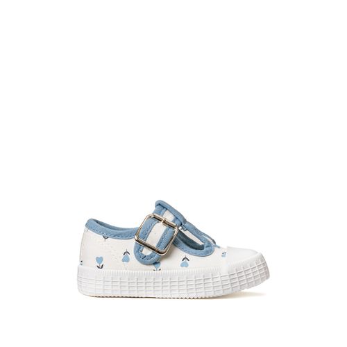 Baskets Ballerine Con Fibbia, Stampa Floreale Taglie 20 - la redoute collections - Modalova