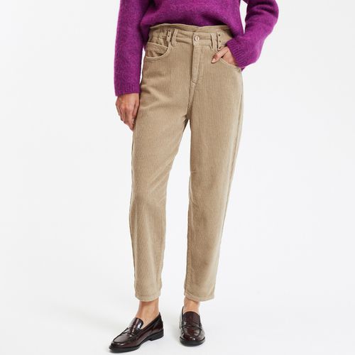 Pantaloni Velluto Boyfriend Vita Alta Donna Taglie W28 (US) - 42 (IT) - freeman t. porter - Modalova