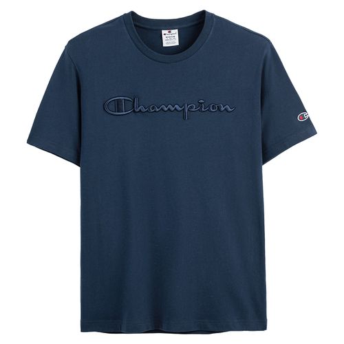 T-shirt a maniche corte con grande logo ricamato - CHAMPION - Modalova