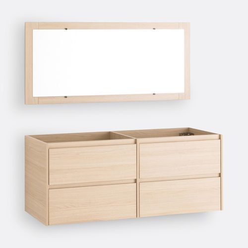Nirio L120cm Wall-Mounted Vanity Unit & Mirror - LA REDOUTE INTERIEURS - Modalova