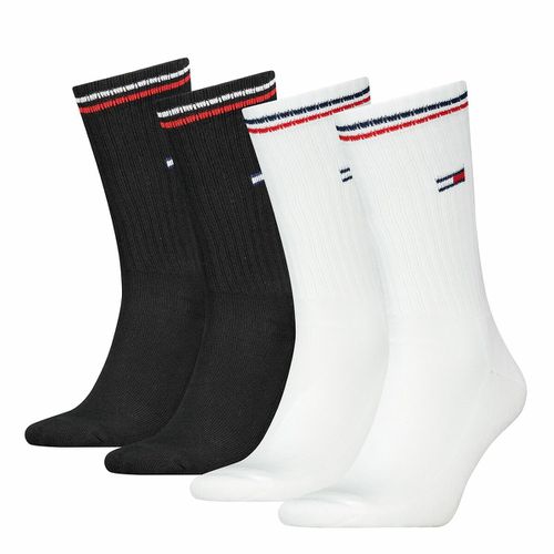 Confezione Da 4 Paia Di Calze Alte Iconic Uomo Taglie 35/38 - tommy hilfiger - Modalova