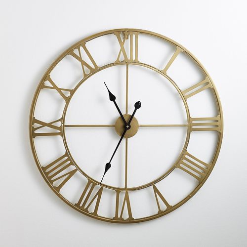 Orologio in metallo ottone Ø70 cm, Zivos - SO'HOME - Modalova