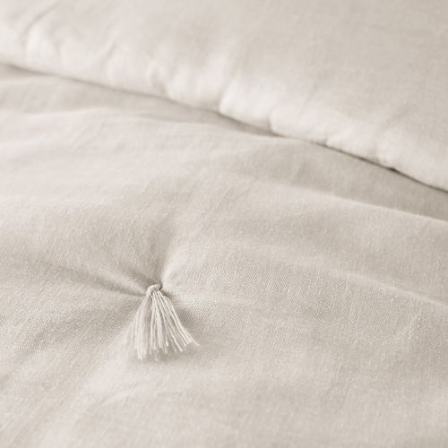 Abella Plain Washed Linen Quilt - LA REDOUTE INTERIEURS - Modalova