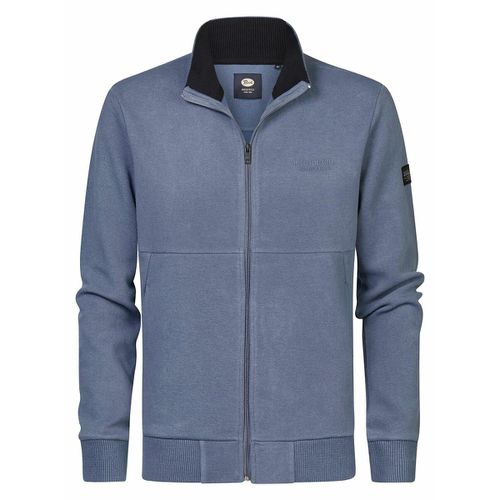 Cardigan Con Cerniera E Collo Alto Uomo Taglie L - petrol industries - Modalova