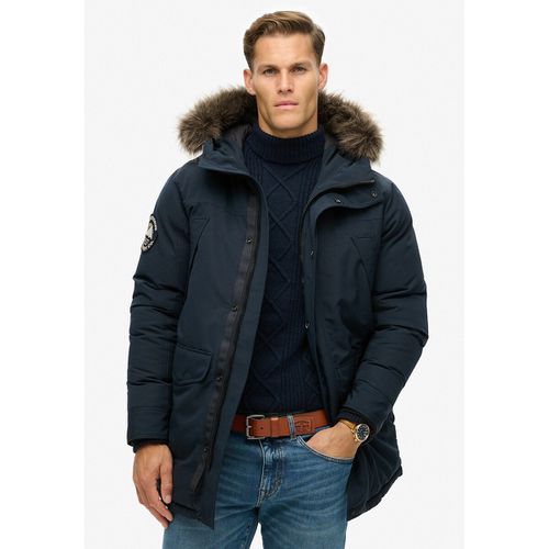 Parka con cappuccio pelliccia sintetica - SUPERDRY - Modalova