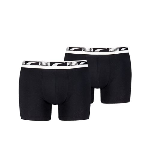 Confezione da 2 boxer tinta unita Everyday multi logo - PUMA - Modalova