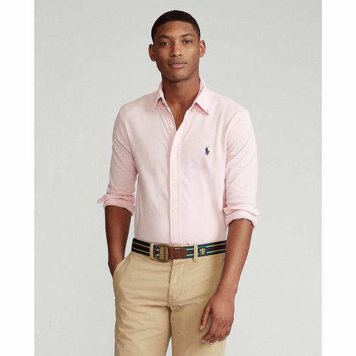 Camicia dritta in cotone piqué - POLO RALPH LAUREN - Modalova