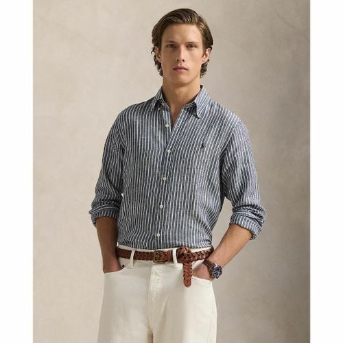 Camicia Slim Fit In Lino Uomo Taglie M - polo ralph lauren - Modalova