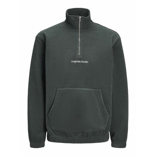 Felpa Ampia Mezza Cerniera Uomo Taglie M - jack & jones - Modalova