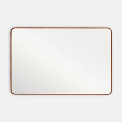 Iodus Walnut Veneer 80 X 120cm Rectangular Mirror - LA REDOUTE INTERIEURS - Modalova