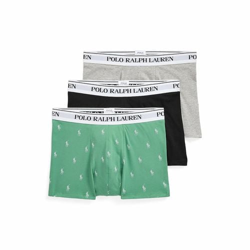 Confezione da 3 boxer tinta unita - POLO RALPH LAUREN - Modalova