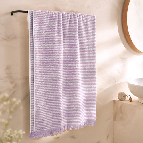 Maxi Telo Da Bagno Spugna A Righe Malo Taglie 100 x 150 cm - la redoute interieurs - Modalova