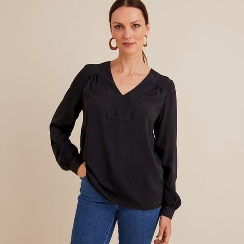 Blusa Scollo A V, Maniche Lunghe Donna Taglie 36 (FR) - 40 (IT) - anne weyburn - Modalova