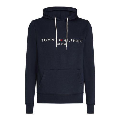 Felpa Con Cappuccio Tommy Logo Uomo Taglie S - tommy hilfiger - Modalova