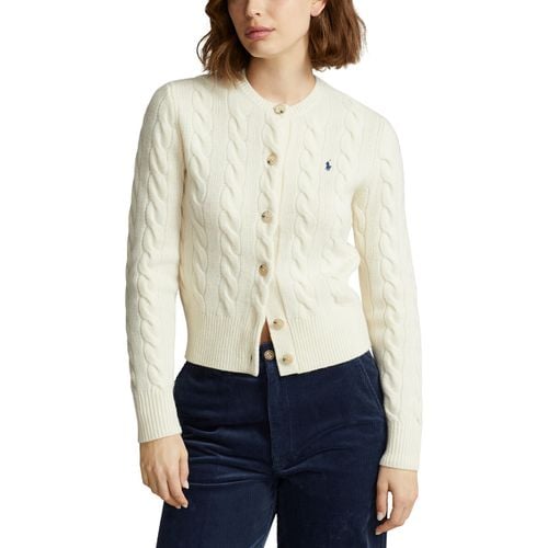 Cardigan girocollo e fine maglia - POLO RALPH LAUREN - Modalova