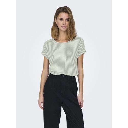 T-shirt con sottili righe, maniche corte - ONLY - Modalova