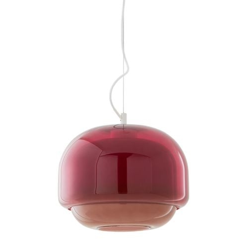 Lampadario In Vetro Colorato Ø30,5 Cm, Kinoko - la redoute interieurs - Modalova