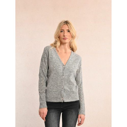 Cardigan in maglia traforata - MOLLY BRACKEN - Modalova