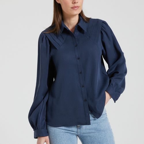 Camicia con pieghe piatte alle spalle - NAF NAF - Modalova