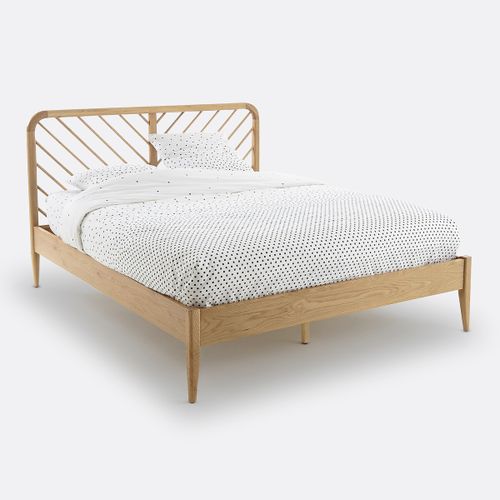 Anda Solid Oak Bed Frame - LA REDOUTE INTERIEURS - Modalova