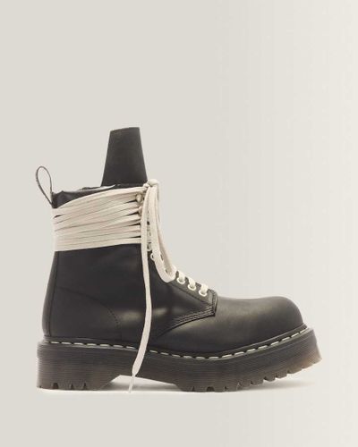 Leder Rick Owens Steel Toe Stiefel in , Größe: 40 - Dr. martens - Modalova