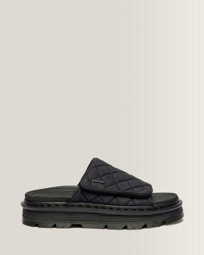 Sandali Zebzag In Pelle Quilted Canvas Con Platform in , Dimensione: 42 - Dr. martens - Modalova