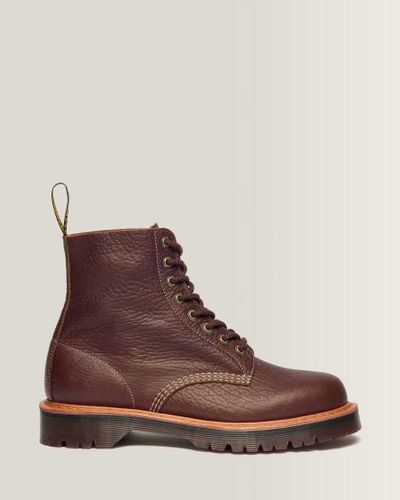Stivali 1460 In Pelle Wild Grain , Dimensione: 44 - Dr. martens - Modalova