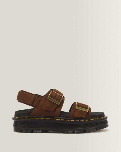 Sandali Zebzag In Pelle Nabuk Con Platform in , Dimensione: 37 - Dr. martens - Modalova