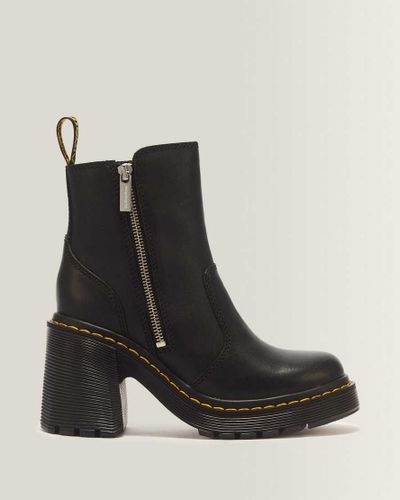Spence Zip Sendal Leder Stiefel Mit Absatz in , Größe: 43 - Dr. martens - Modalova