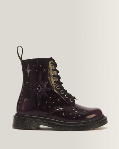 Pascal Wmg Arcadia Leder & Samt Schnürstiefel in , Größe: 43 - Dr. martens - Modalova