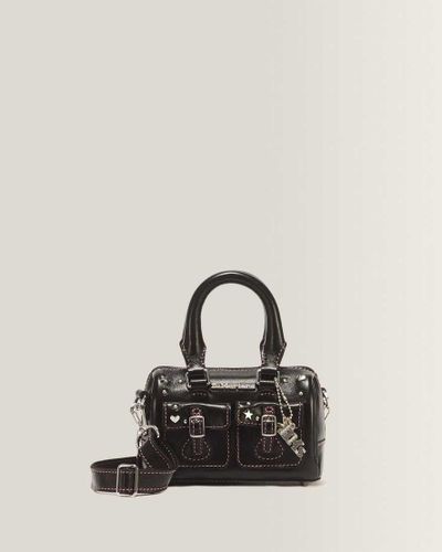 Mini Top Handle Milled Gloss Leder Tasche in - Dr. martens - Modalova