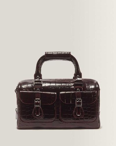 Top Handle Croc Emboss Leder Tasche in - Dr. martens - Modalova