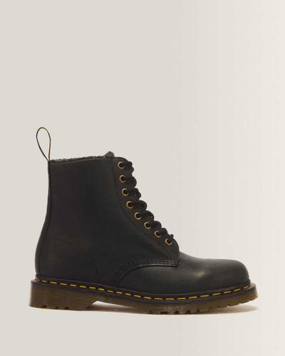 Pascal Wl 8-Ösen Crazy Horse Lederstiefel in , Größe: 47 - Dr. martens - Modalova