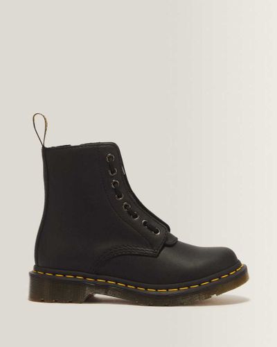 Stivali 1460 Pascal Con Zip In Pelle Nappa in , Dimensione: 43 - Dr. martens - Modalova