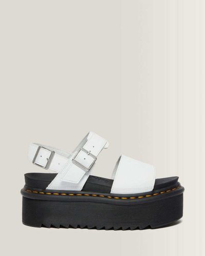 Voss Quad Lederband Plattform Sandalen, Leder in , Größe: 39 - Dr. martens - Modalova