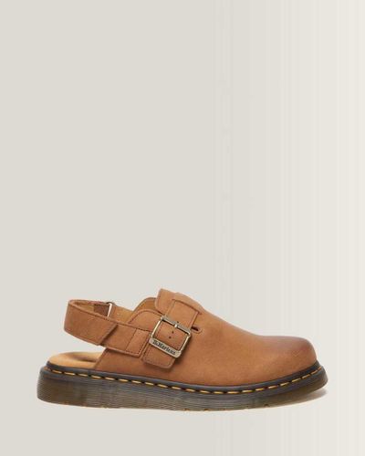 Jorge II Tumbled Nubuck Mules in , Größe: 40 - Dr. martens - Modalova