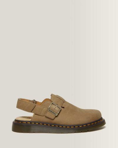 Jorge II Tumbled Nubuck Leder Slingback Mules in /, Größe: 48 - Dr. martens - Modalova