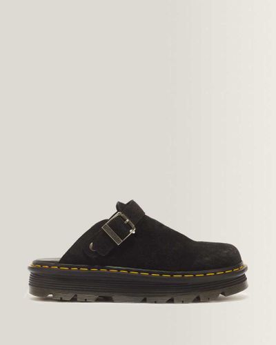 Suède Zebzag Wildleder Casual Slingback Plateau Mules in , Größe: 45 - Dr. martens - Modalova
