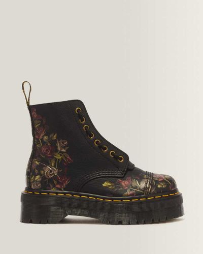 Sinclair Decayed Roses Tumbled Nappa Leder Stiefel in , Größe: 42 - Dr. martens - Modalova