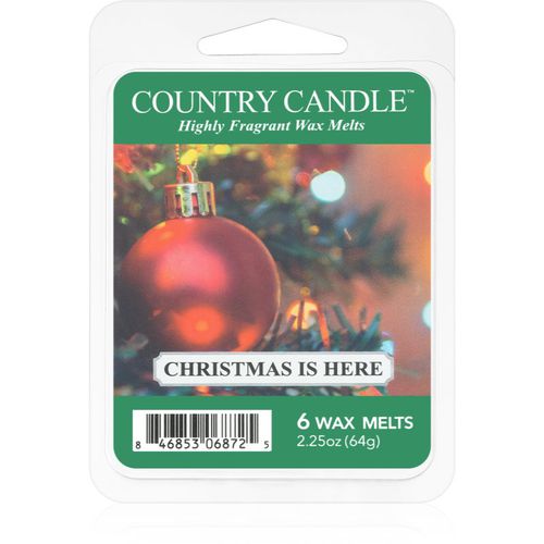 Christmas Is Here cera per lampada aromatica 64 g - Country Candle - Modalova