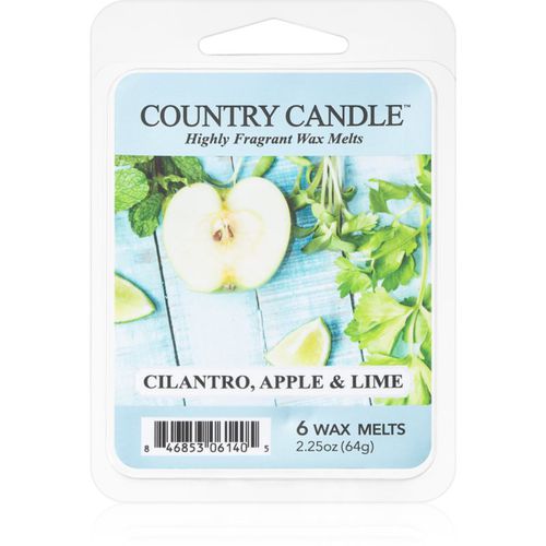 Cilantro, Apple & Lime cera para lámparas aromáticas 64 g - Country Candle - Modalova