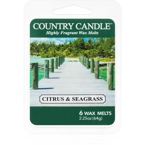 Citrus & Seagrass cera para lámparas aromáticas 64 g - Country Candle - Modalova