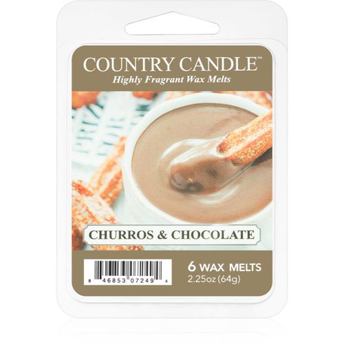 Churros & Chocolate cera per lampada aromatica 64 g - Country Candle - Modalova