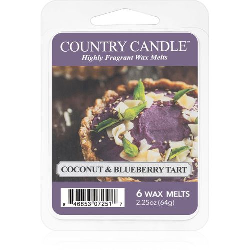 Coconut & Blueberry Tart cera para lámparas aromáticas 64 g - Country Candle - Modalova